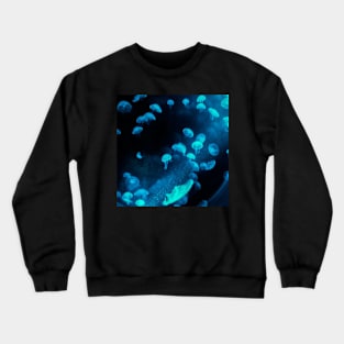 Blue jellyfish Crewneck Sweatshirt